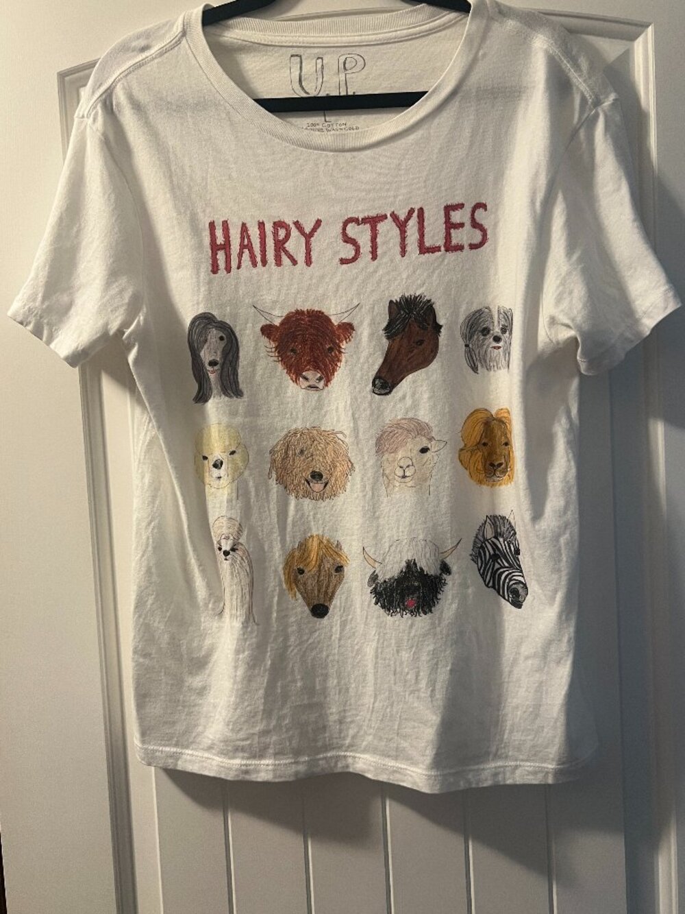 Unfortunate Portrait T - Shirt "Hairy Styles" Large